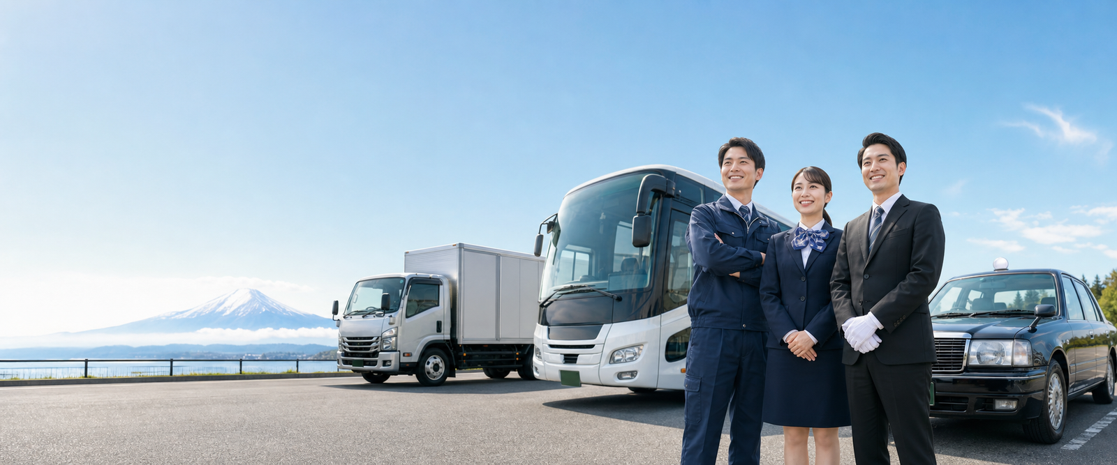 Professional drivers and vehicles in Japan